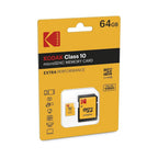 Kodak V10 Premium Micro SDHC with adaptor - 64GB Tristar Online