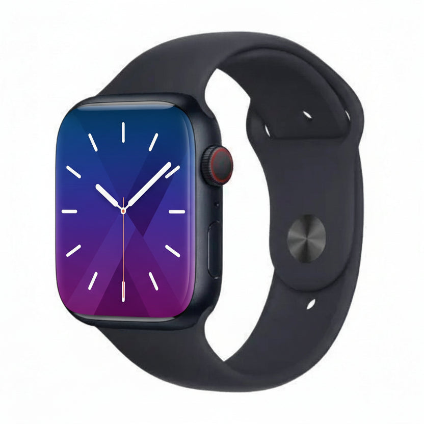Apple Watch Series 8 45MM GPS + Cellular - Aluminum Case Midnight - Excellent - Refurbished Apple