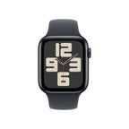 Apple Watch SE 40mm - Midnight Aluminum Case with Black Sports Band - Pristine Refurbished