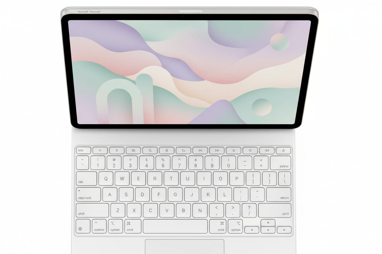 Apple Magic Keyboard for iPad Air 13-inch (M3) - White - Pristine - Refurbished