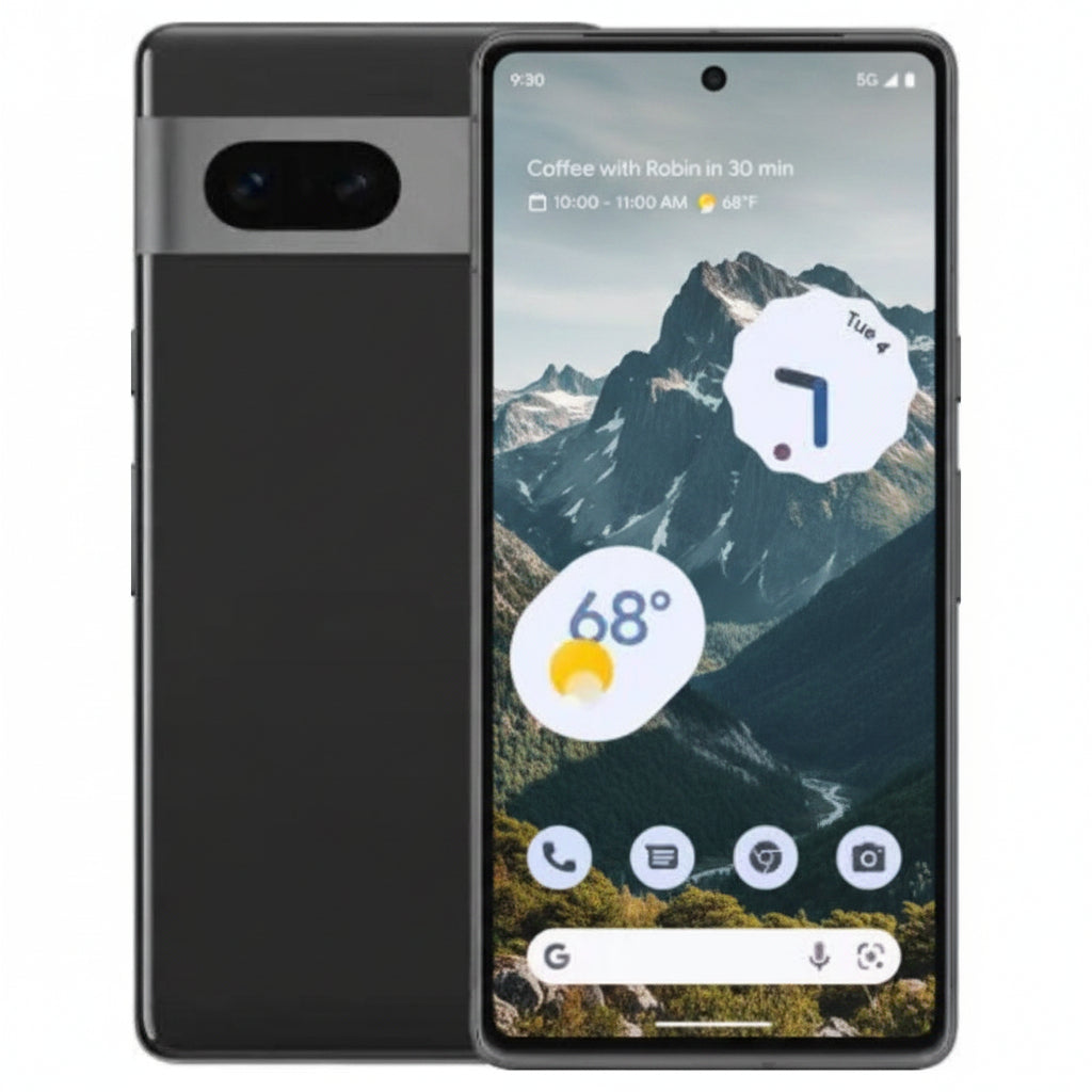Google Pixel 7 5G – All Colours: Obsidian, Snow, Lemongrass (128GB/256GB) - Acceptable - Refurbished Google