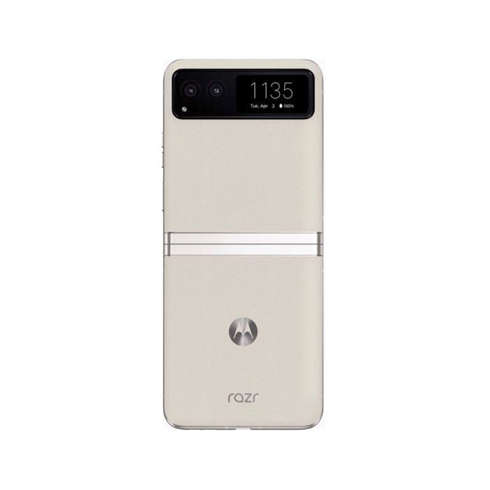 Motorola Razr 40 – 8GB/256GB, Vanilla Cream - Pristine Refurbished Motorola