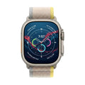 Apple Watch Ultra Titanium 49mm GPS + Cellular Yellow Beige Trail Loop Band SM With 100% Battery - Pristine - Refurbished (Copy) APPLE