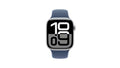 Apple Watch Series 10 GPS + Cellular 42mm Silver Aluminium Case with Denim Sport Band - AU Version Apple