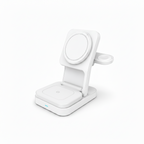 SPROUT Qi2 Magnetic 3-in-1 Wireless Charger – White - Fast Charging Stand for iPhone, Apple Watch & AirPods - Pristine - Refurbished SPROUT