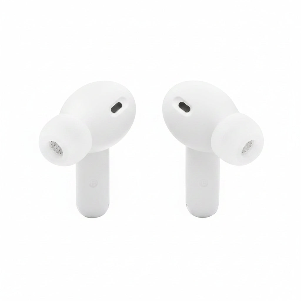 JBL Wave Beam2 TWS Earbuds - True Wireless Bluetooth Earbuds - White - Pristine - Refurbished JBL