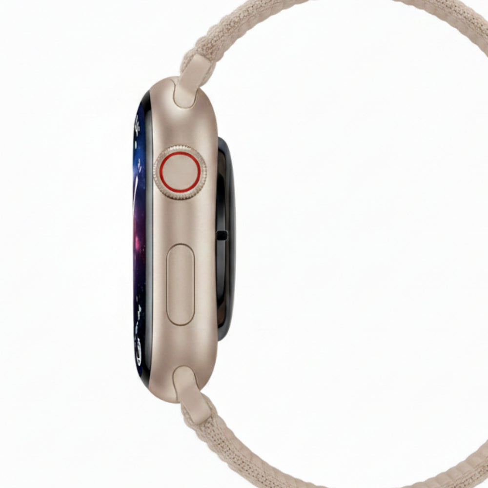 Apple Watch S9 45mm Aluminium GPS + Cellular Sport Loop Band - (Starlight) - With 100% Battery - Pristine - Refurbished APPLE