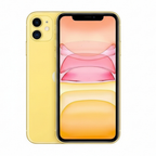 Refurbished iPhone 11 64GB – angled product shot, clean frame and screen