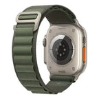 Apple Watch Ultra 49mm (GPS + Cellular) Titanium Case – Green Alpine Loop Medium APPLE