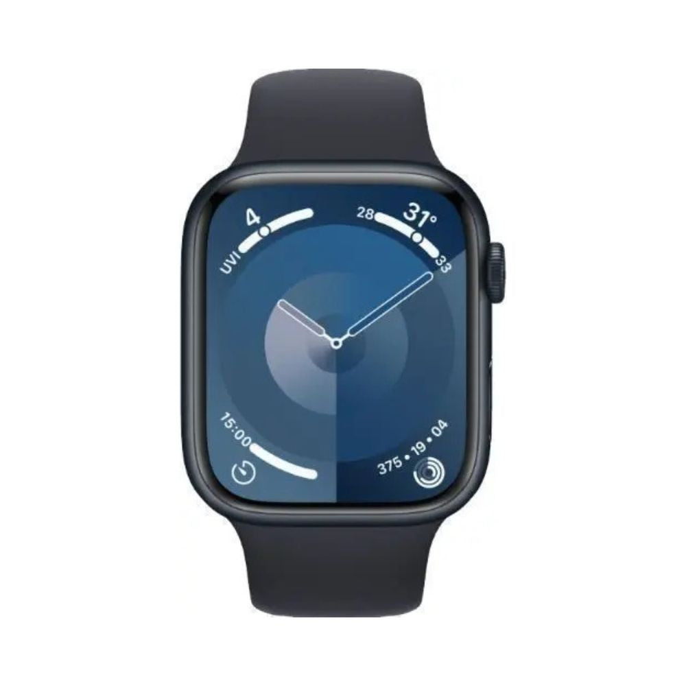 Apple Watch Series 9 41mm, 45mm GPS + Cellular Aluminium Case - Starlight, Silver, Midnight, Red, Pink, Graphite, Gold with Generic Band Smartwatch apple