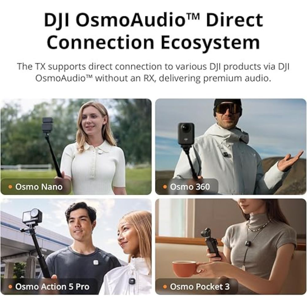 DJI Mic Mini Transmitter - Infinity Black - Wireless Microphone DJI