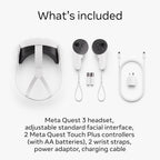 Meta Quest 3 512GB - Breakthrough Mixed Reality Headset with Batman: Arkham Shadow ( AU Version ) (Copy) Meta