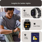 Fitbit Sense Smartwatch Graphite GPS, ECG & SpO₂ - Pristine - Refurbished