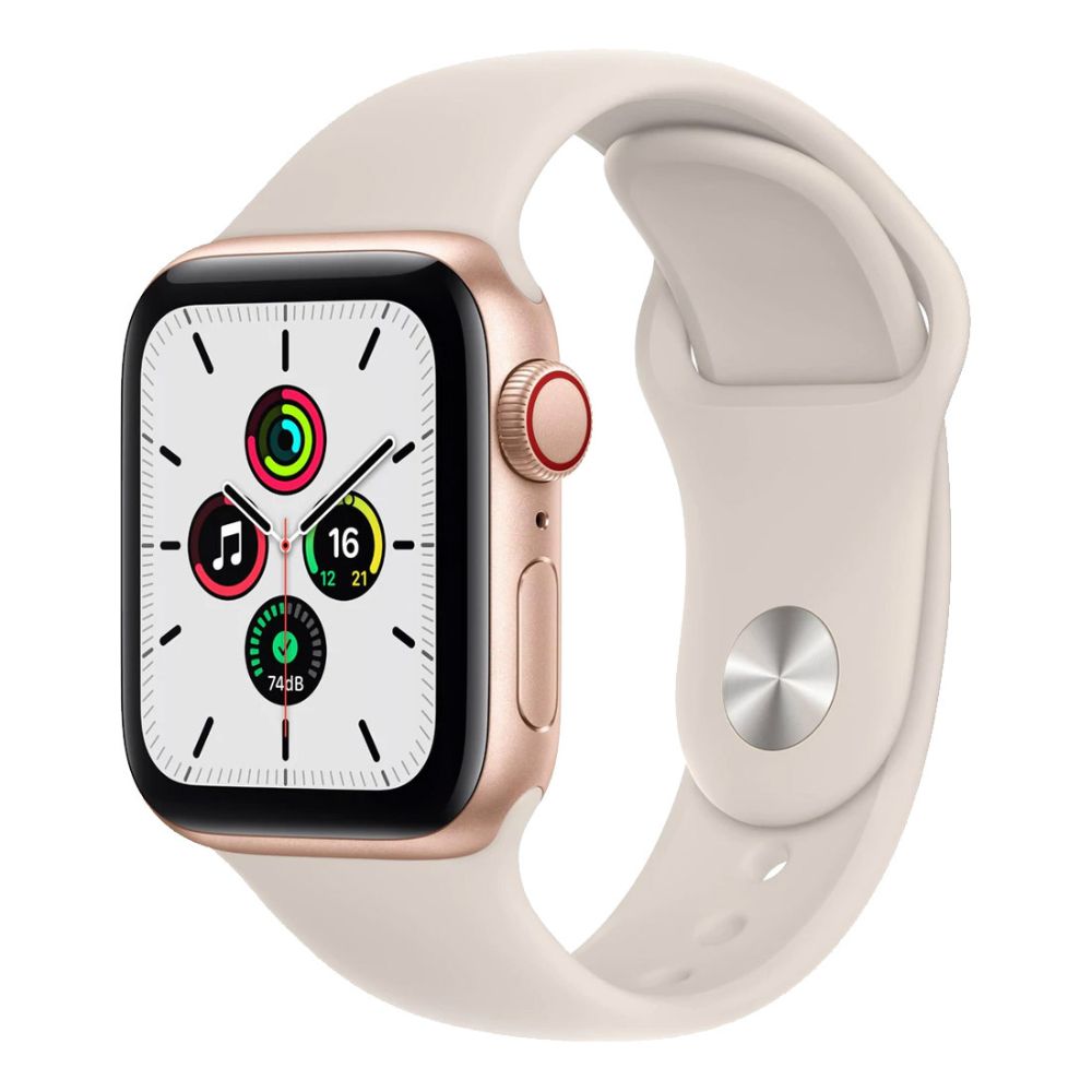 Apple Watch SE 1st Gen 2020 GPS, 40mm or 44mm aluminum case in Silver, Space Grey or Gold - Acceptable - Refurbished