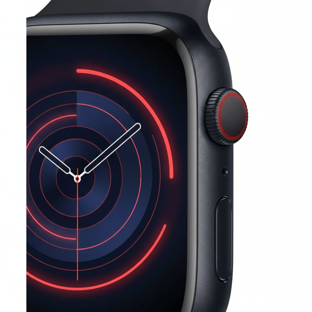 Apple Watch Series 9 45MM GPS + Cellular - Aluminum Case Midnight Sport band