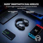 Razer Barracuda X Wireless Gaming & Mobile Headset – 50Hr Battery – Black – Pristine – Refurbished