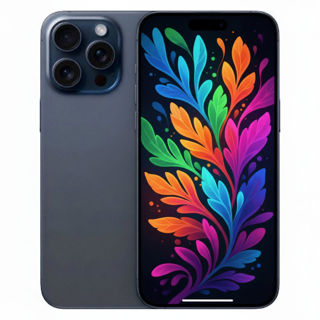 Apple iPhone 15 Pro - 128GB, 256GB, 512GB, 1TB - Black, White, Blue, Natural Titanium - Excellent - Refurbished