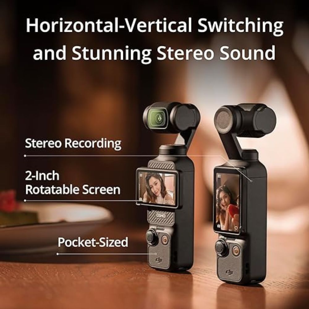 DJI Osmo Pocket 3 Digital Camera - 4K 120fps, Gimbal Stabilized DJI