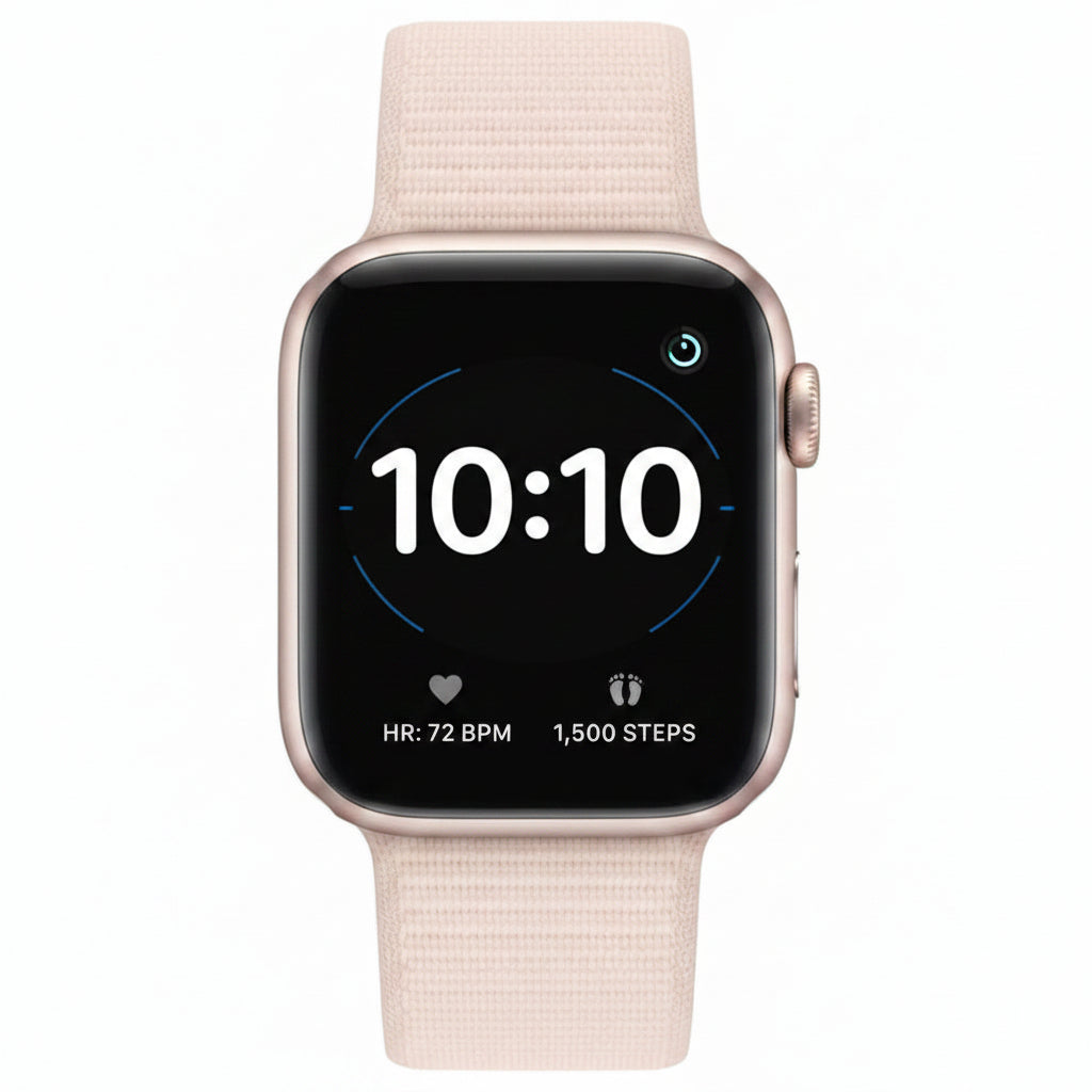 Apple Watch SE 2nd Gen 40MM GPS + Cellular - Aluminium Case Starlight - Sport Loop Starlight - Pristine - Refurbished Apple