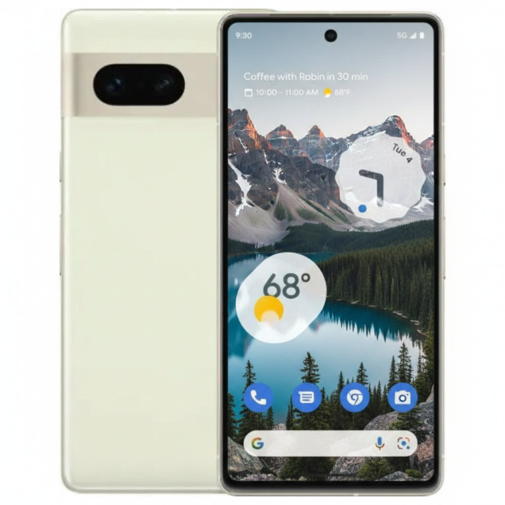 Google Pixel 7 5G – All Colours: Obsidian, Snow, Lemongrass (128GB/256GB) - Acceptable - Refurbished Google