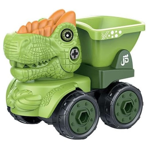 Dinosaur Take Apart Toy Set - Educational Jurassic Construction Toys with Drill for Kids - Puzzle Disassembly, Dinosaur Car Series