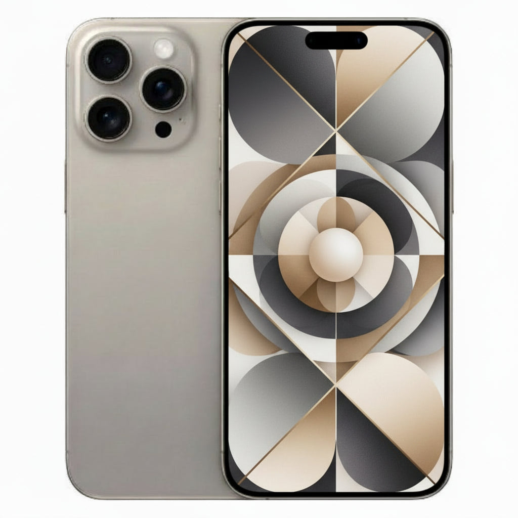Apple iPhone 15 Pro - 128GB, 256GB, 512GB, 1TB - Black, White, Blue, Natural Titanium - Excellent - Refurbished