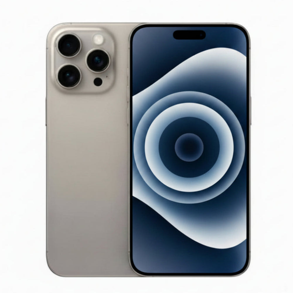 Apple iPhone 15 Pro - 128GB, 256GB, 512GB, 1TB - Black, White, Blue, Natural Titanium - Good - Refurbished
