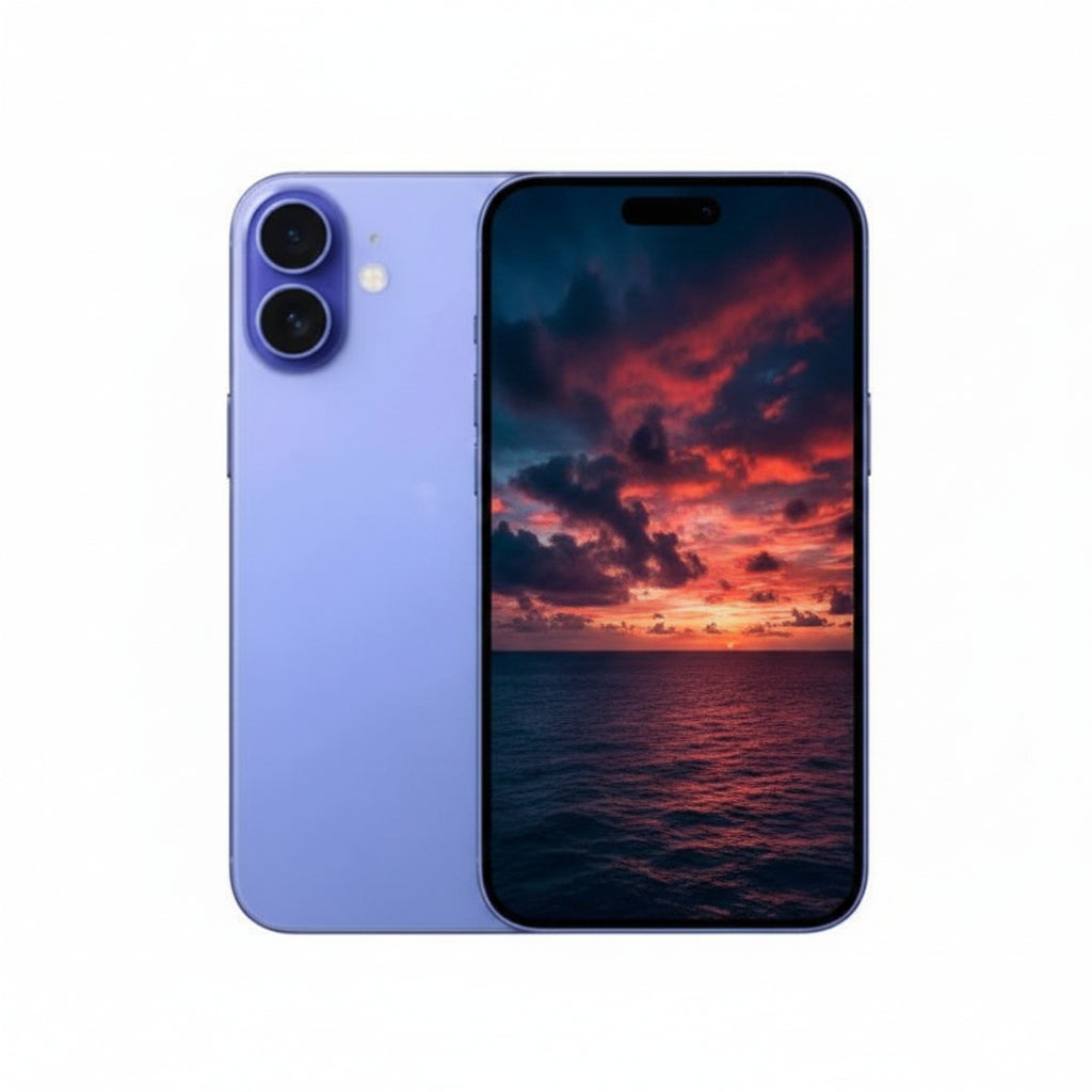 Apple iPhone 16 Plus - 128GB, 256GB, 512GB- Black, White, Pink, Teal & Ultramarine - Acceptable - Refurbished
