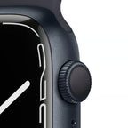 Apple Watch Series 7 GPS 41mm GPS - Midnight Aluminum Case with Black Sport Band - Pristine - Refurbished