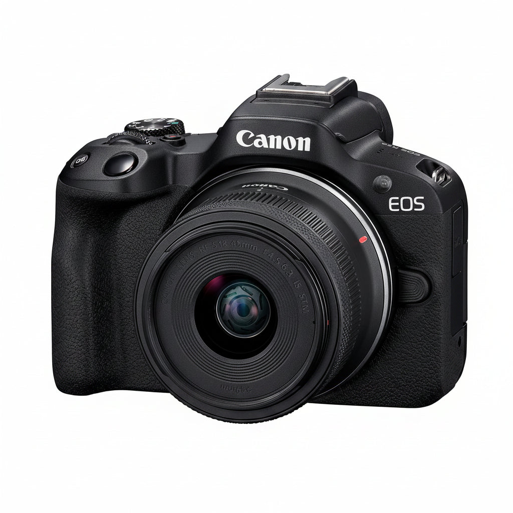 Canon EOS R50 with RF 18-45mm Kit Lens – 24.2MP Mirrorless Camera