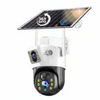 4G SIM Solar Security Camera 8MP 4K Outdoor CCTV IP Camera - Night Vision - PIR Motion Detection - Two-Way Audio - Solar Panel - Dust & Water Resistant Tristar Online