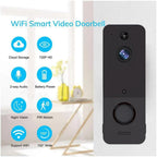 Smart WiFi Video Doorbell - Motion Sensor - Two-Way Audio - Remote Phone Access - Home Security Camera Tristar Online