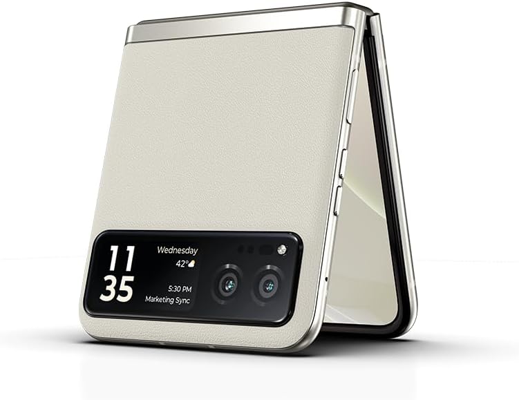 Motorola razr 40クリーム 8GB 256GB SIMフリー】motorola razr 40 バニラクリーム Qualcomm