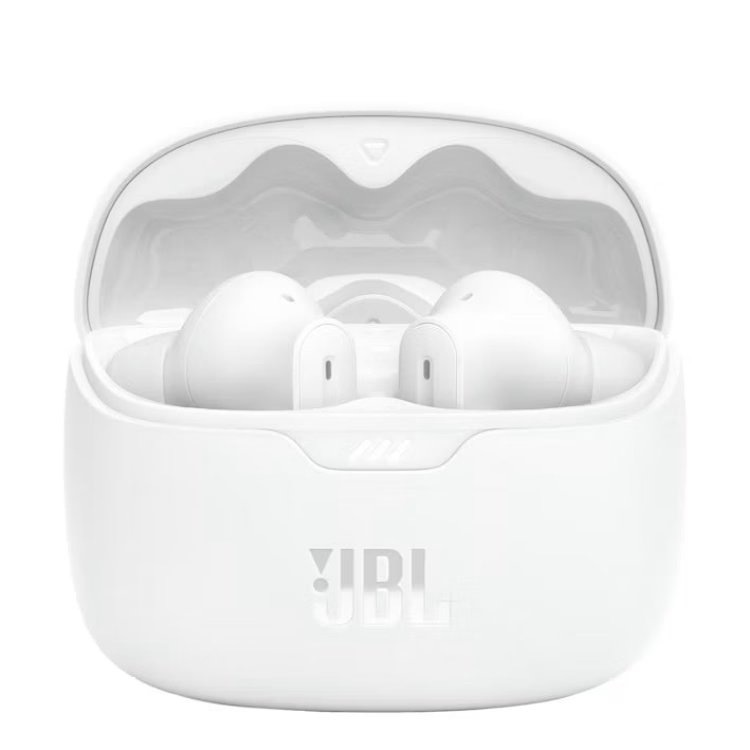 JBL Tune Beam TWS True Wireless Noise Cancelling Earbuds, White Excellent - Refurbished JBL