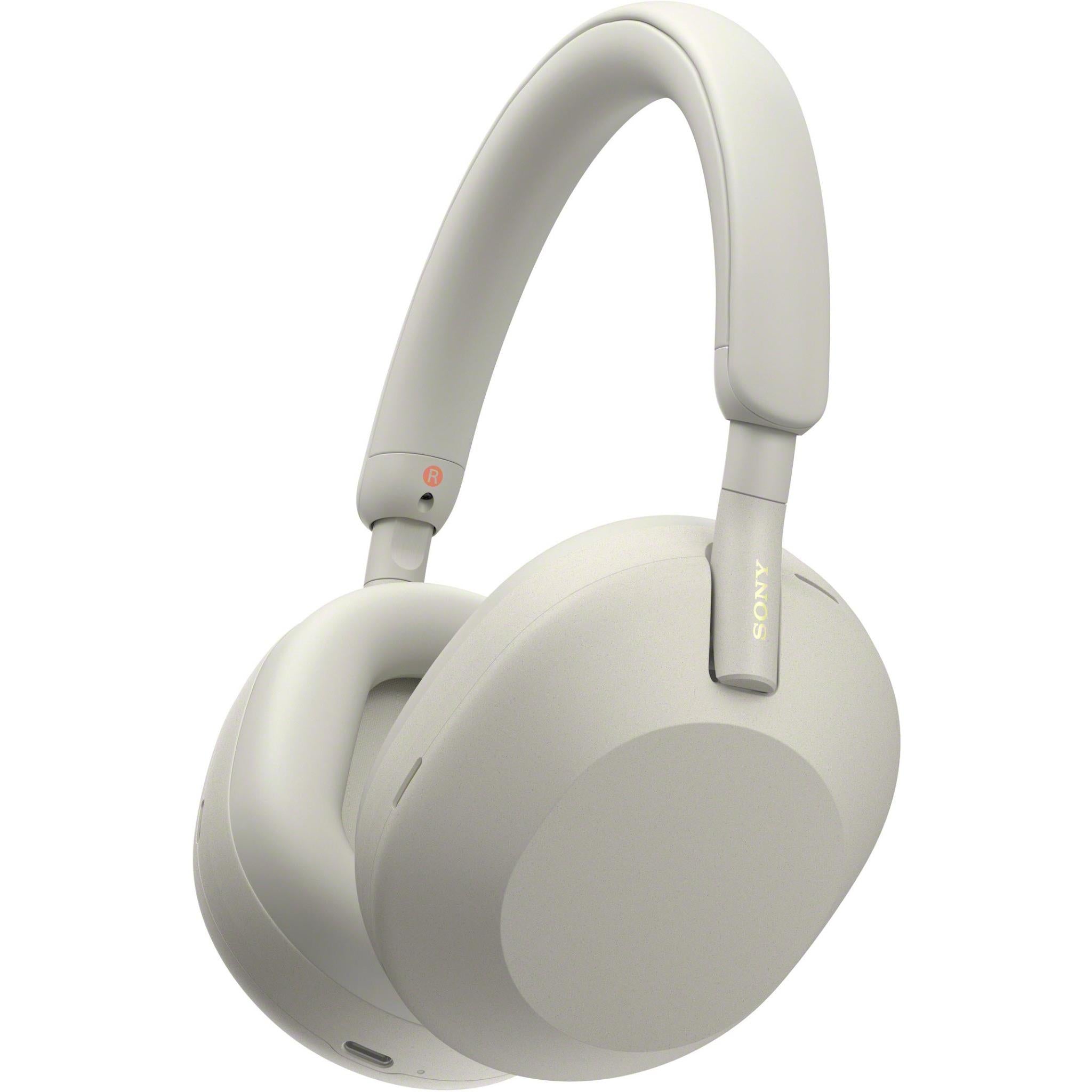 Sony WH-1000XM5 Noise Cancelling Wireless Headphones with Alexa Voice Control - Silver (Opened Never Used) Sony