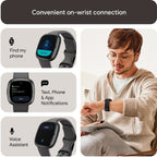 Fitbit Sense Smartwatch Graphite GPS, ECG & SpO₂ - Pristine - Refurbished