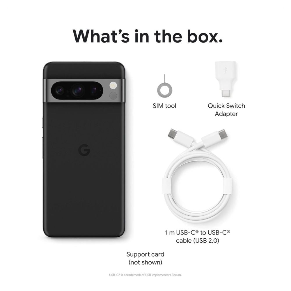 Google Pixel 8 Pro 256GB Obsidian - (AU Version) - Pristine Refurbished Google
