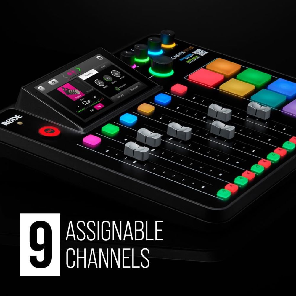 Rode RODECaster Pro II Integrated Audio Production Studio (Black) Rode
