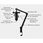 Logitech Blue Yeticaster – Complete Blue Yeti Mic Kit for Streaming & Recording, Black (Copy) Logitech