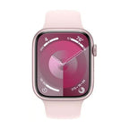 Apple Watch Series 9 41mm, 45mm GPS + Cellular Aluminium Case - Starlight, Silver, Midnight, Red, Pink, Graphite, Gold with Generic Band Smartwatch apple