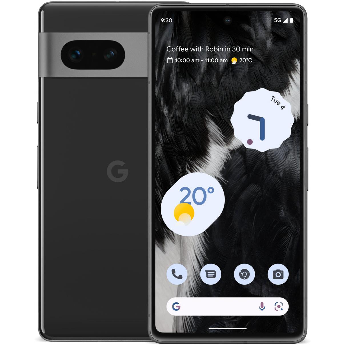 Google Pixel 7 5G Smartphone (8GB/256GB, Obsidian) - Brand New