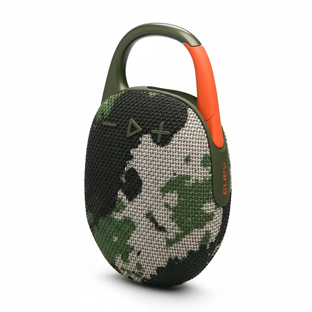 JBL Clip 5 Portable Bluetooth Speaker - Black, Blue, Pink, Purple, Red, Sand, White, Orange (Copy) JBL