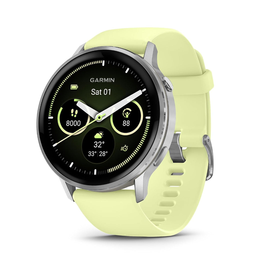 Garmin Venu 4 41mm GPS Smartwatch - Slate and Black, Lunar Gold Bone, Lunar Gold and Light Sand, Periwinkle, Silver Gray, Black and Brown, Citron, Slate