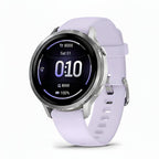 Garmin Venu 4 41mm GPS Smartwatch - Slate with Black, Lunar Gold with Bone, Silver with Periwinkle silicone band