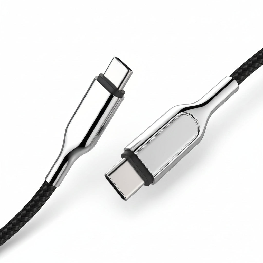 Cygnett USB-C to USB-C Cable Armoured Black- Pristine- Refurbished Cygnett