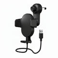 Cygnett EasyMount Universal Car Wireless Charger - Black - Fast Qi Charging Car Mount - Excellent - Refurbished Cygnett