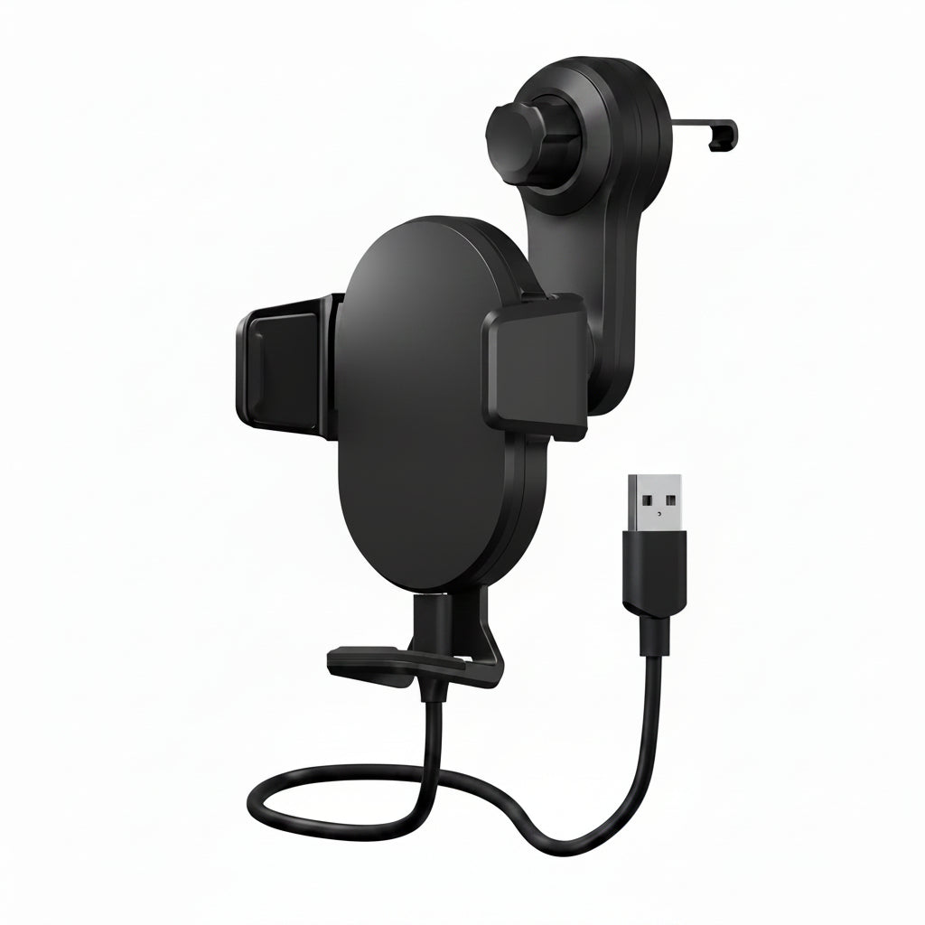 Cygnett EasyMount Universal Car Wireless Charger - Black - Fast Qi Charging Car Mount - Excellent - Refurbished Cygnett