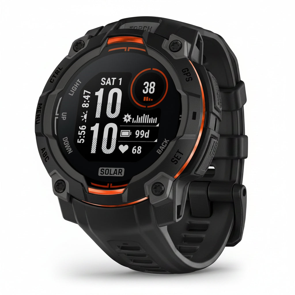 Garmin Instinct 3 AMOLED 45mm Smartwatch - Black Bezel ,Bolt Blue, Neo Tropic, Twilight, Solstice, Electric Lime ,Whitestone - Excellent - Refurbished (Copy) (Copy) Garmin