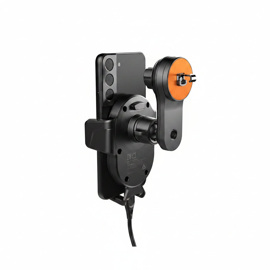 Cygnett EasyMount Universal Car Wireless Charger - Black - Fast Qi Charging Car Mount - Excellent - Refurbished Cygnett