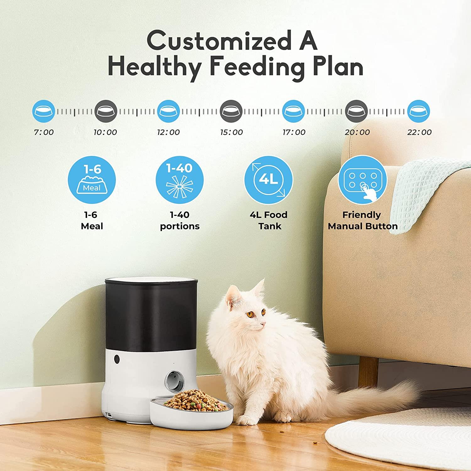Dogness F12 Cube Programmable Feeder 4L – White